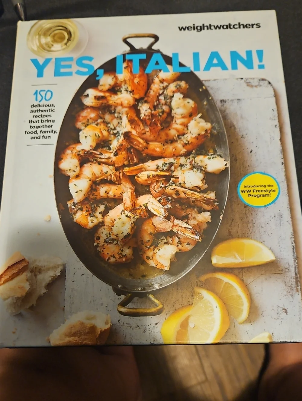 Weight Watchers Yes, Italian! Cookbook - Blue and White Cover